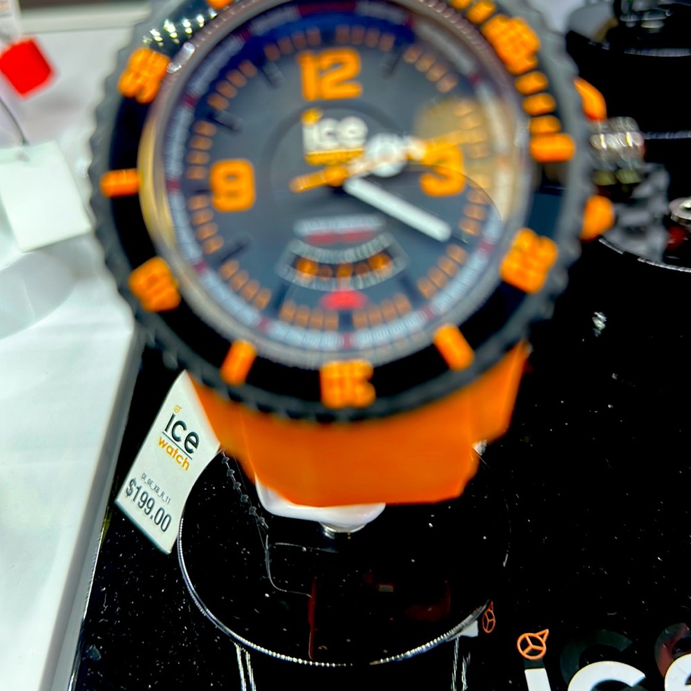 Watches ice watch orange color